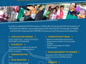 6th APHNI International Photo and Poster Competition