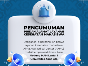 Pengumuman Pindah Alamat Layanan Kesehatab AAMC