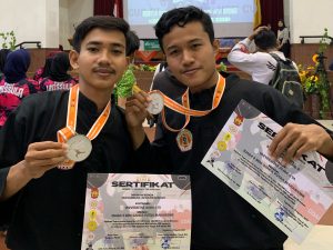 Juara 2 Seni Ganda Putra Mahasiswa Kejurnas Pencak Silat UPY Cup