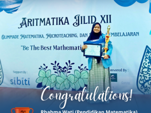 Mahasiswa PMAT UAA Juara 3 Lomba Microteaching Matematika Tingkat Nasional