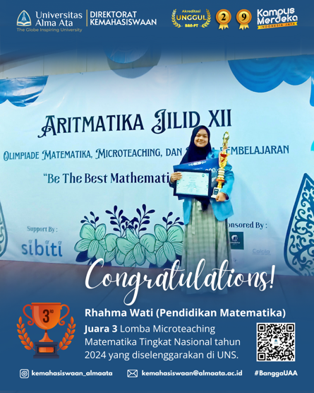 Mahasiswa PMAT UAA Juara Microteaching Matematika