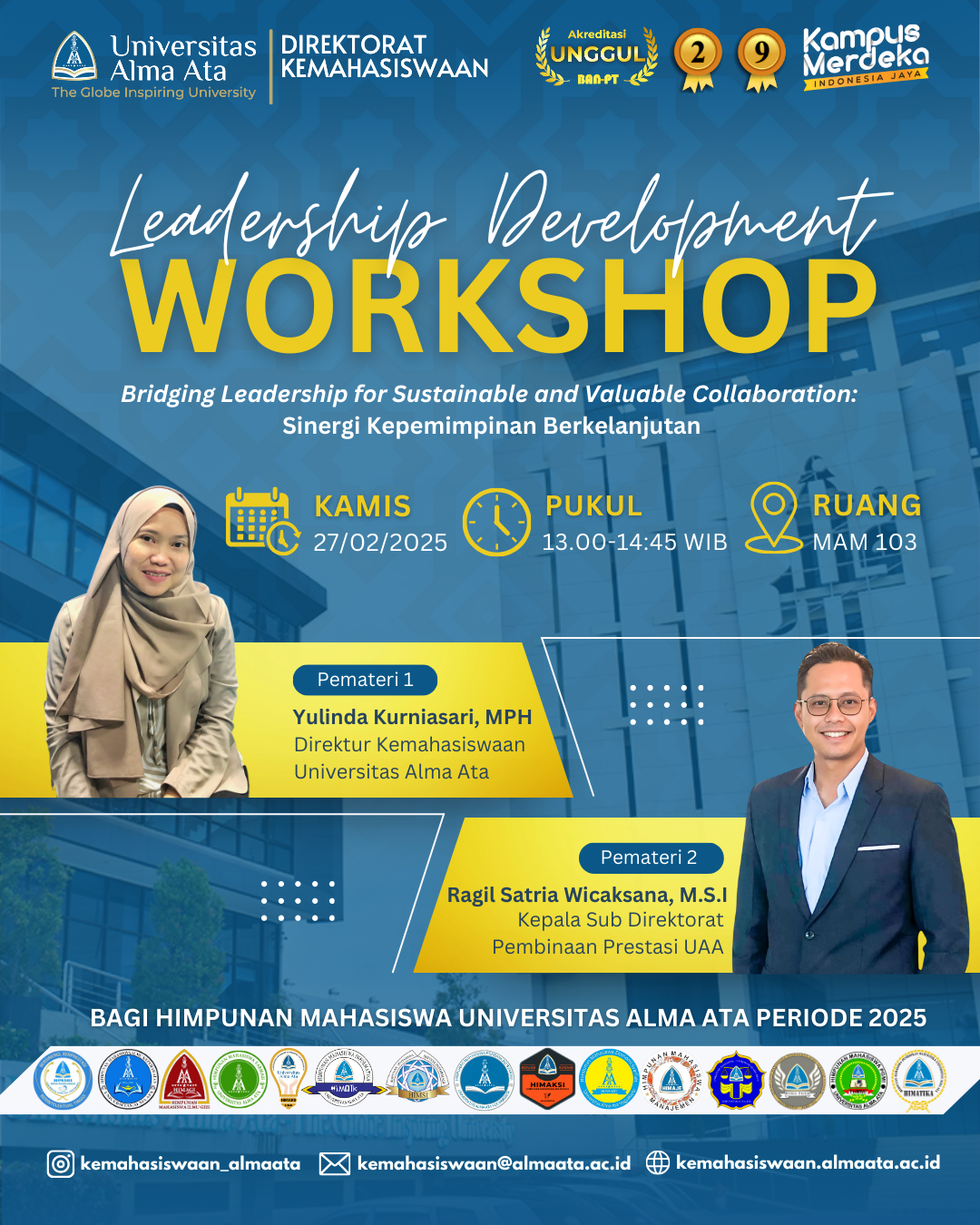 Workshop Kepemimpinan dan Administrasi Kemahasiswaan - kemahasiswaan