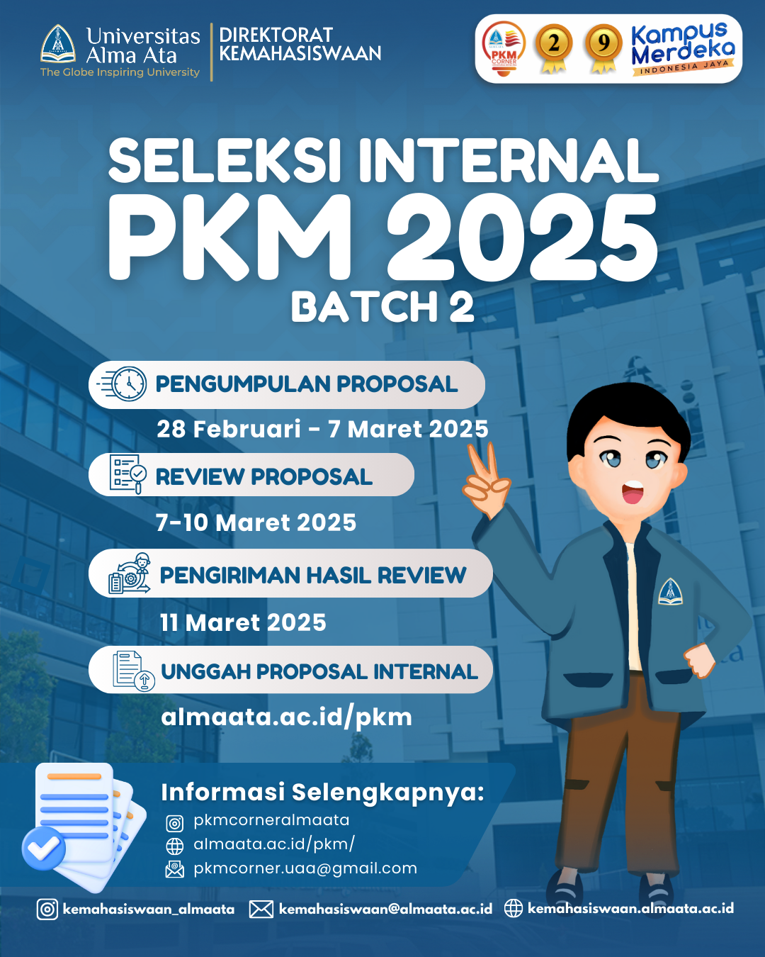 Penerimaan Proposal PKM Internal UAA 2025