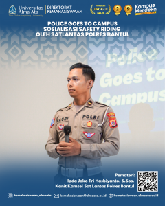 Police Goes to Campus Universitas Alma Ata