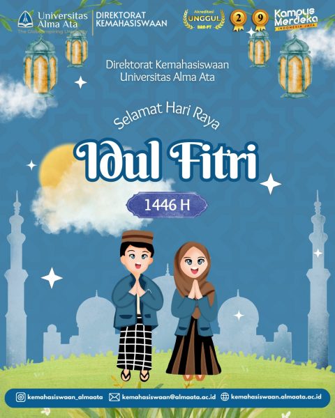 Ucapan Idul Fitri Universitas Alma Ata