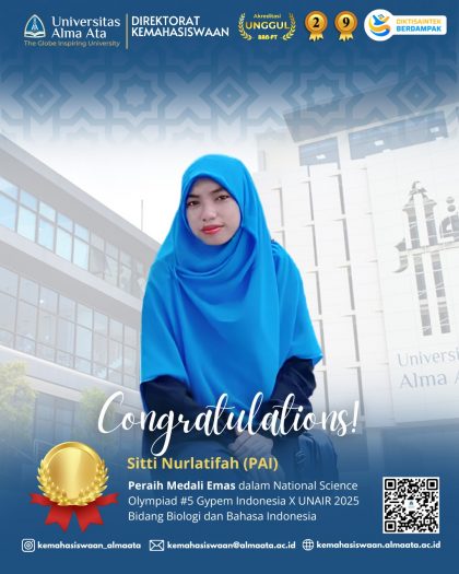Sitti Nurlatifah Raih Medali Emas Nasional di National Science Olympiad #5 Gypem X Unair 2025