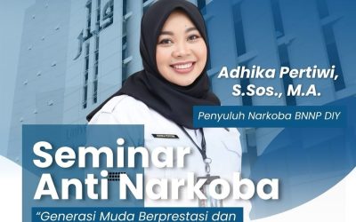 Direktorat Kemahasiswaan Universitas Alma Ata bekerja sama dengan UKM PIK-M Sahaja menyelenggarakan kegiatan Seminar Anti Narkoba