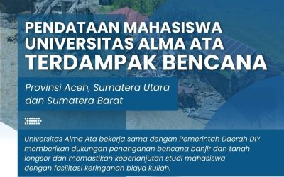 Pendataan dan Fasilitasi Mahasiswa Aktif UAA Terdampak Bencana